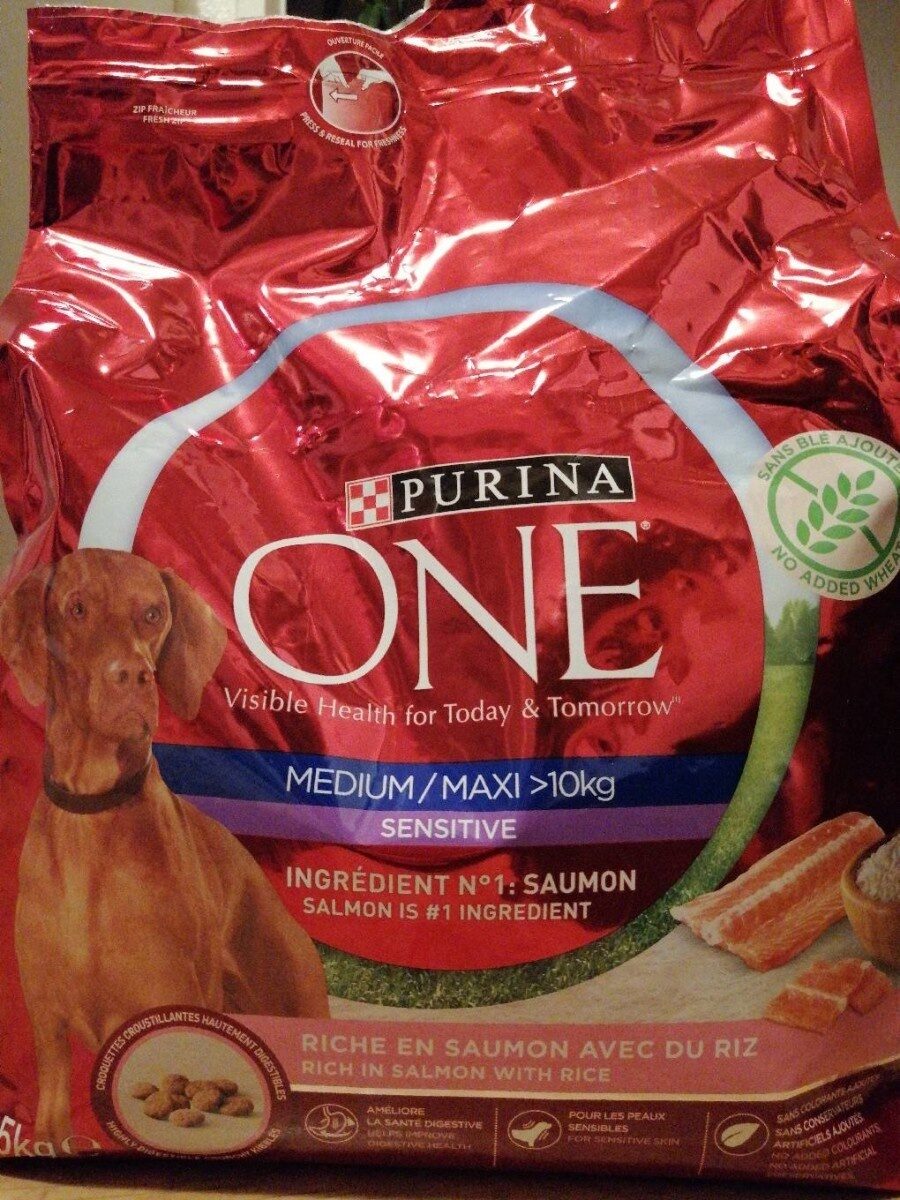 Purina One MEDIUM>10kg Sensitive - Product - fr