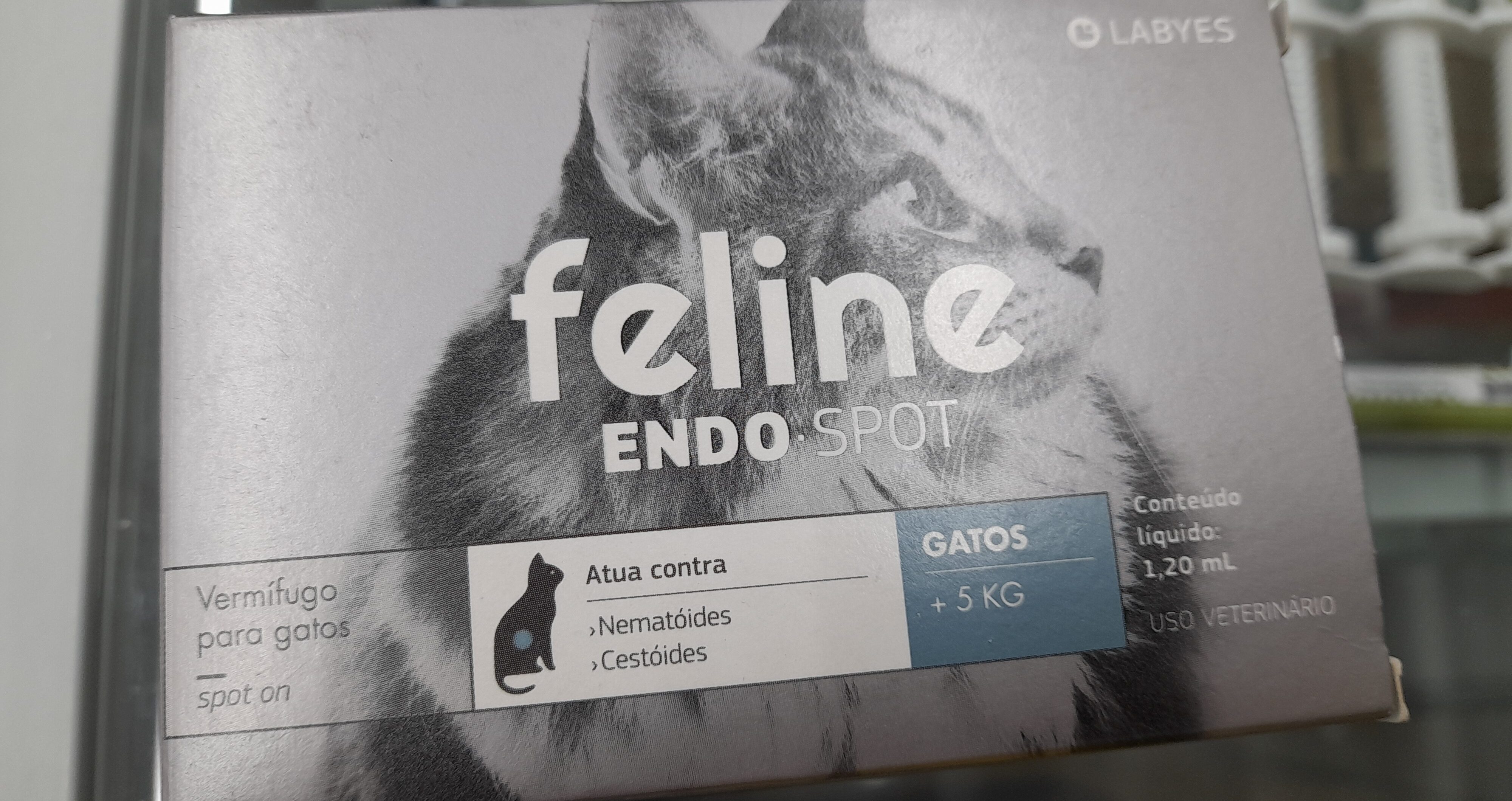 Med. Feline endo spot gt 2kg a 5kg - Product - pt