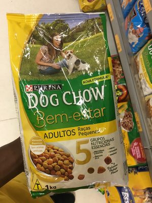 Alimento cão dog show bem estar 1kg adultos raças pequenas - 1