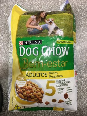 Alimento Dog chow 3kg Bem estar raças pequenas - 1