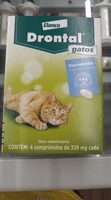 Med. Drontal gatos 339mg 4 comp - Product - pt