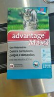 Advantage max3 de 4 a 10kg 1 bisnaga - Product - pt