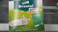Med. Drontal gatos spoton 0,5kf e 2,5kg. 0,35ml - Product - pt