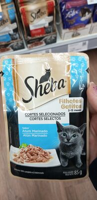 Alimento gatos sachê Sheba 85g filhotes atum - Product - pt