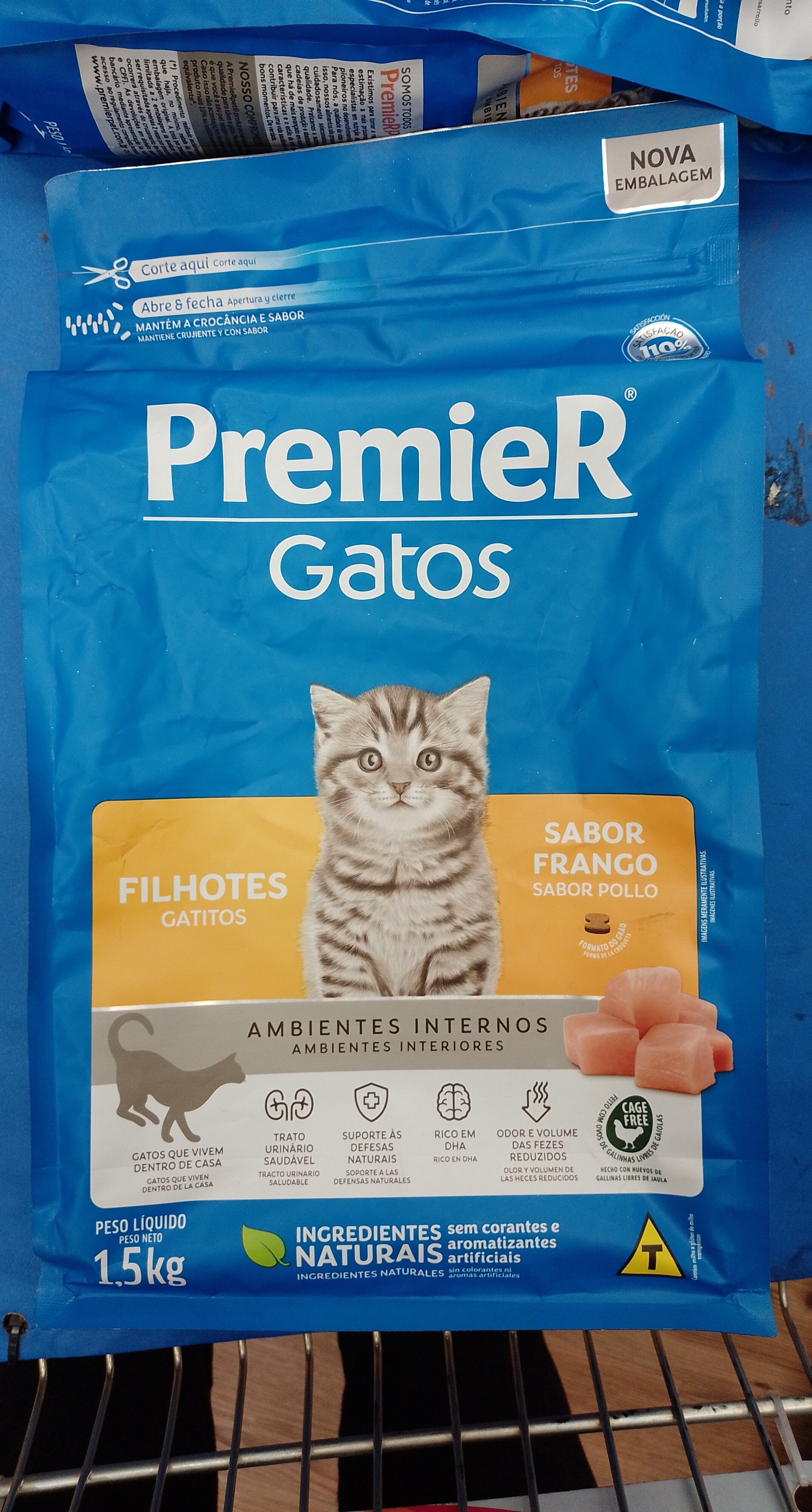 Premier Gatos Filhotes Frango 1,5kg - Product - pt