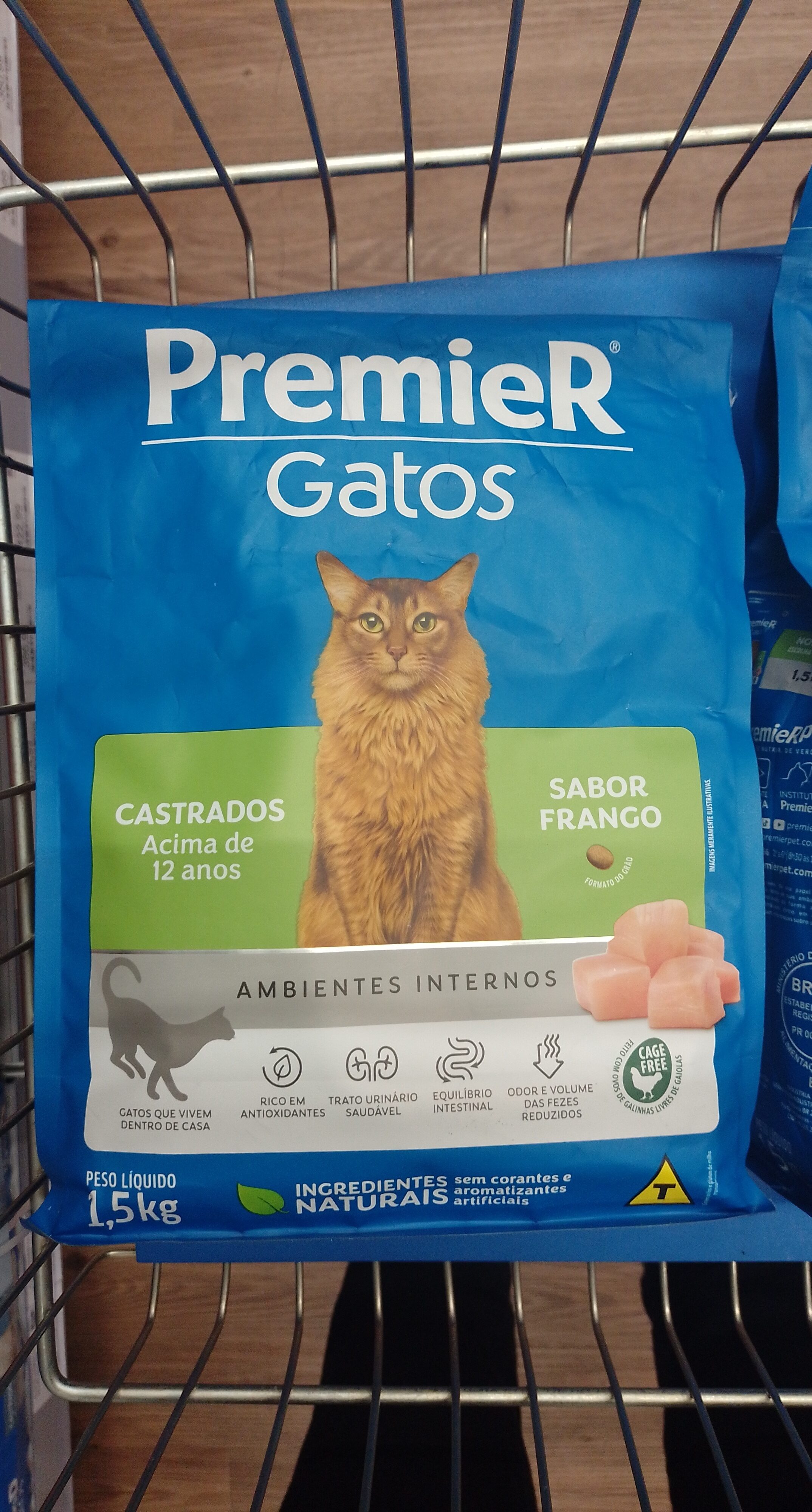 Premier Gatos Castrados 12+ Frango 1,5kg - Product - pt