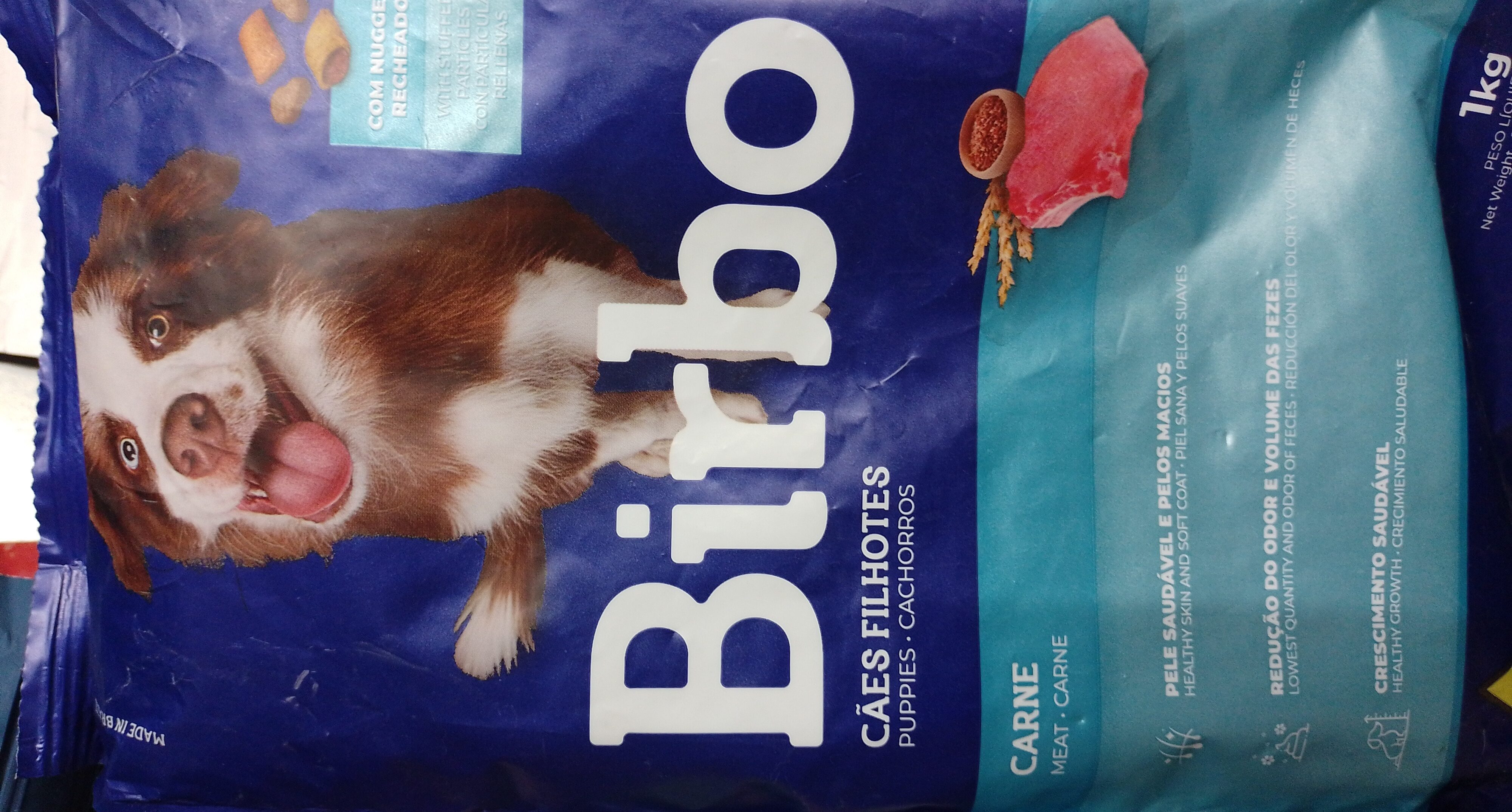 Birbo Cães Filhotes Carne 1kg - Product - pt