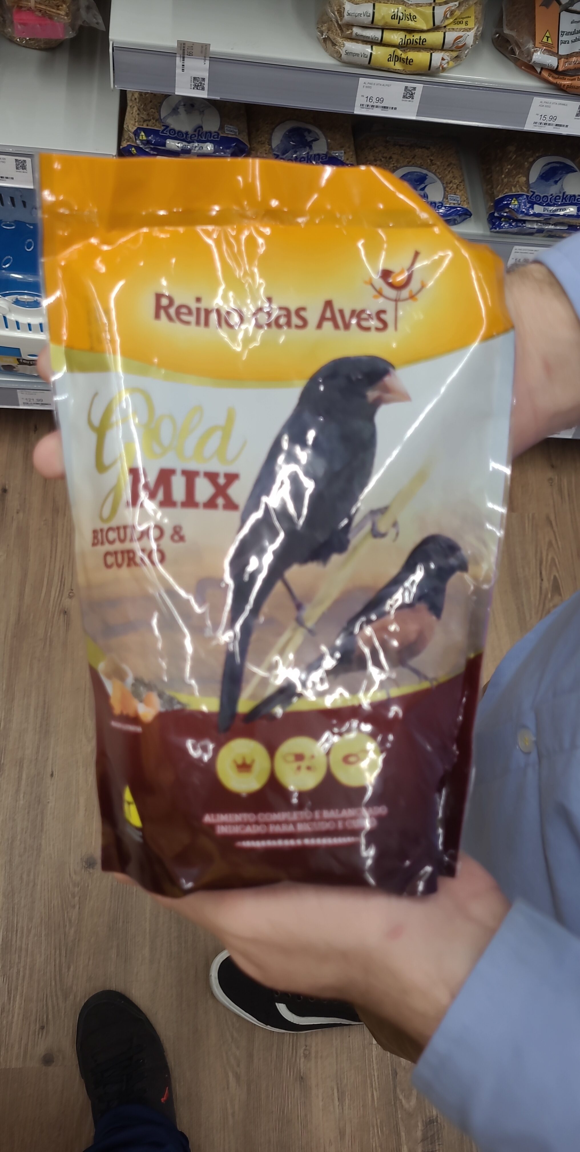 Ração pássaro gold mix bicudo e curio - Product - pt