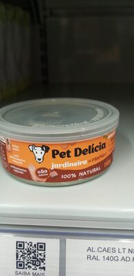 Alimento cães pet delícia 110g adulto jardineira de frango - Product