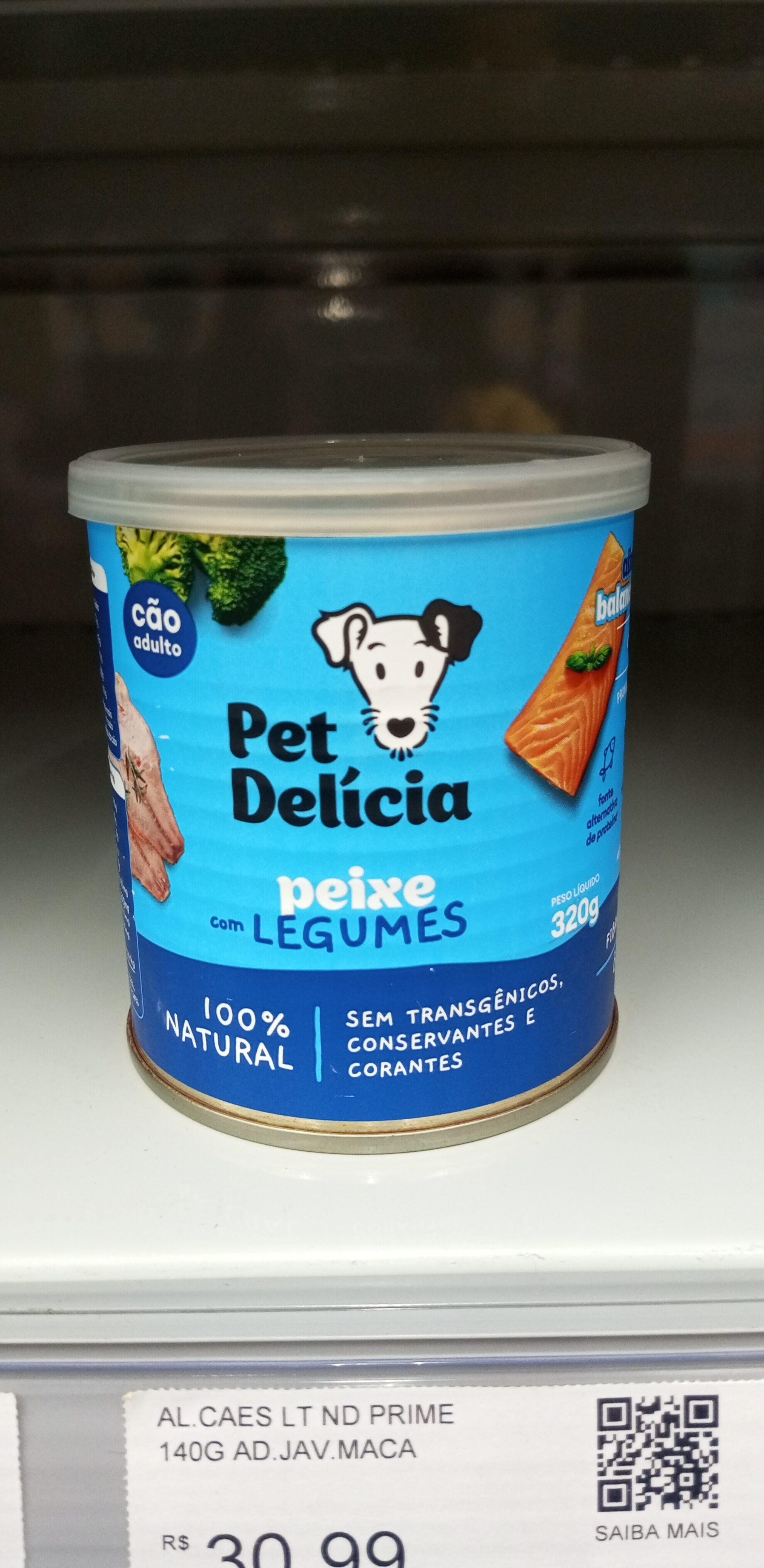 Alimento cães lt pet delícia 320g adulto peixe com legumes - Product - pt