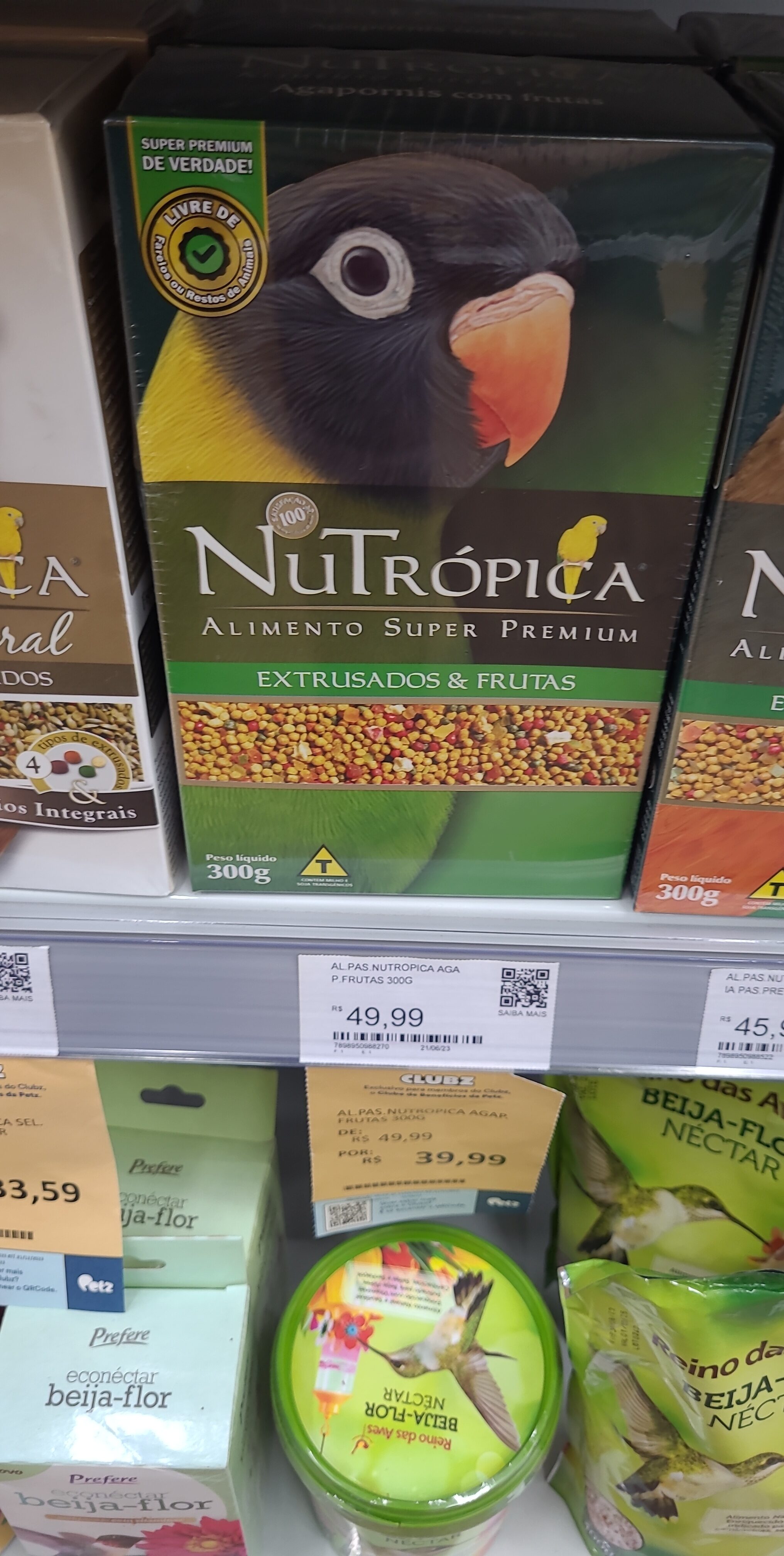 Nutropica agapornis com frutas 300g - Product - pt
