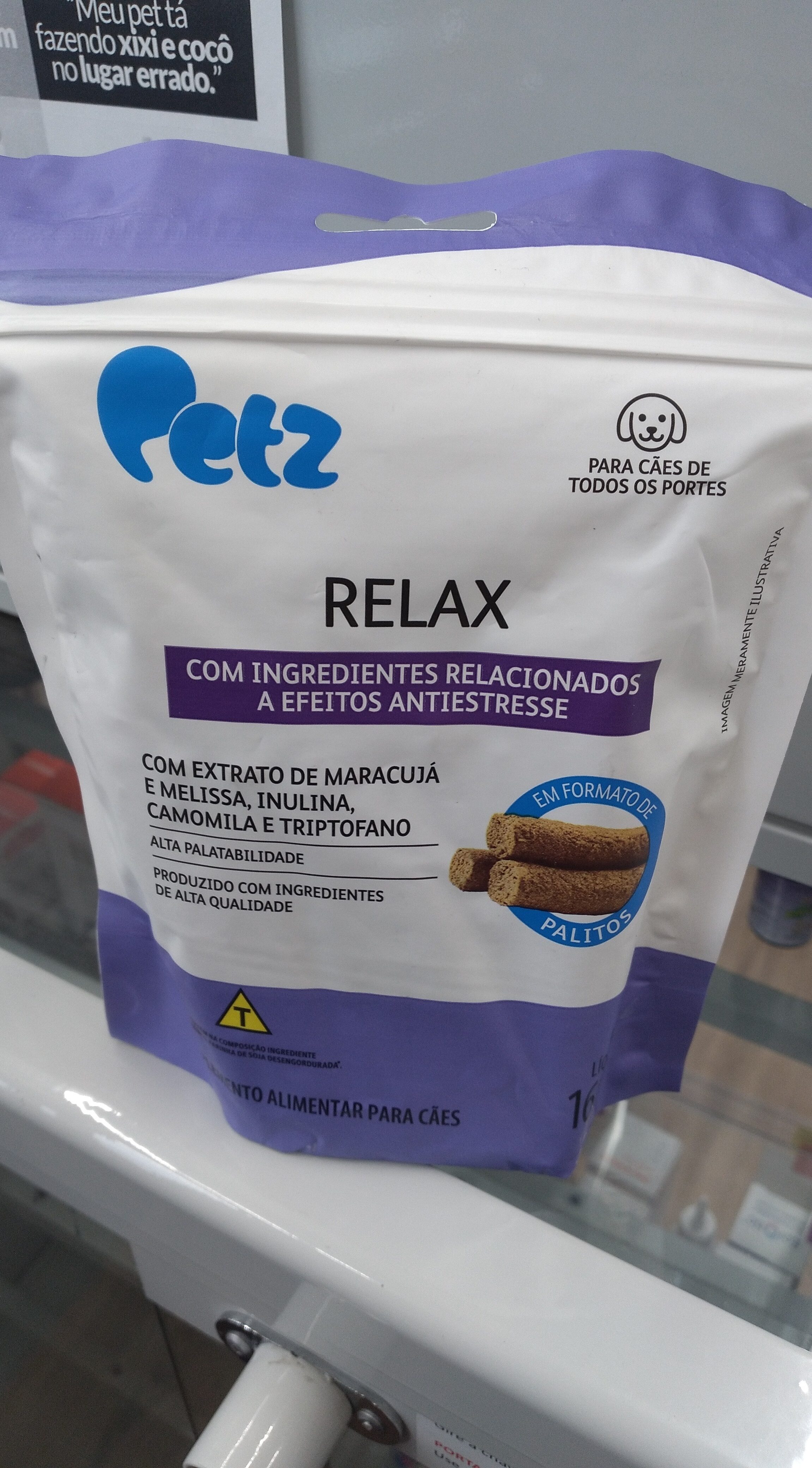 Supl. Petz relax 160g - Product - pt