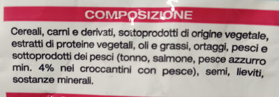 croccantini con tonno, salmone e pesce azzurro - Ingredients