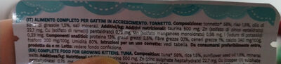 Kitten Care 3-12 Tonnetto in Jelly - Ingredients