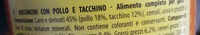 bocconcini pollo tacchino - Ingredients - it