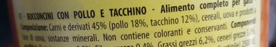 bocconcini pollo tacchino - Ingredients - it