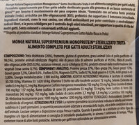 monge natural superpremium - Ingredients - it