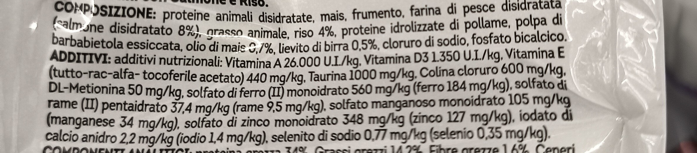 Croccantini Salmone e Riso - Ingredients - it