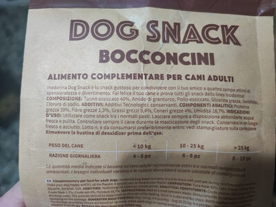 dog snack bocconcini - Ingredients - it