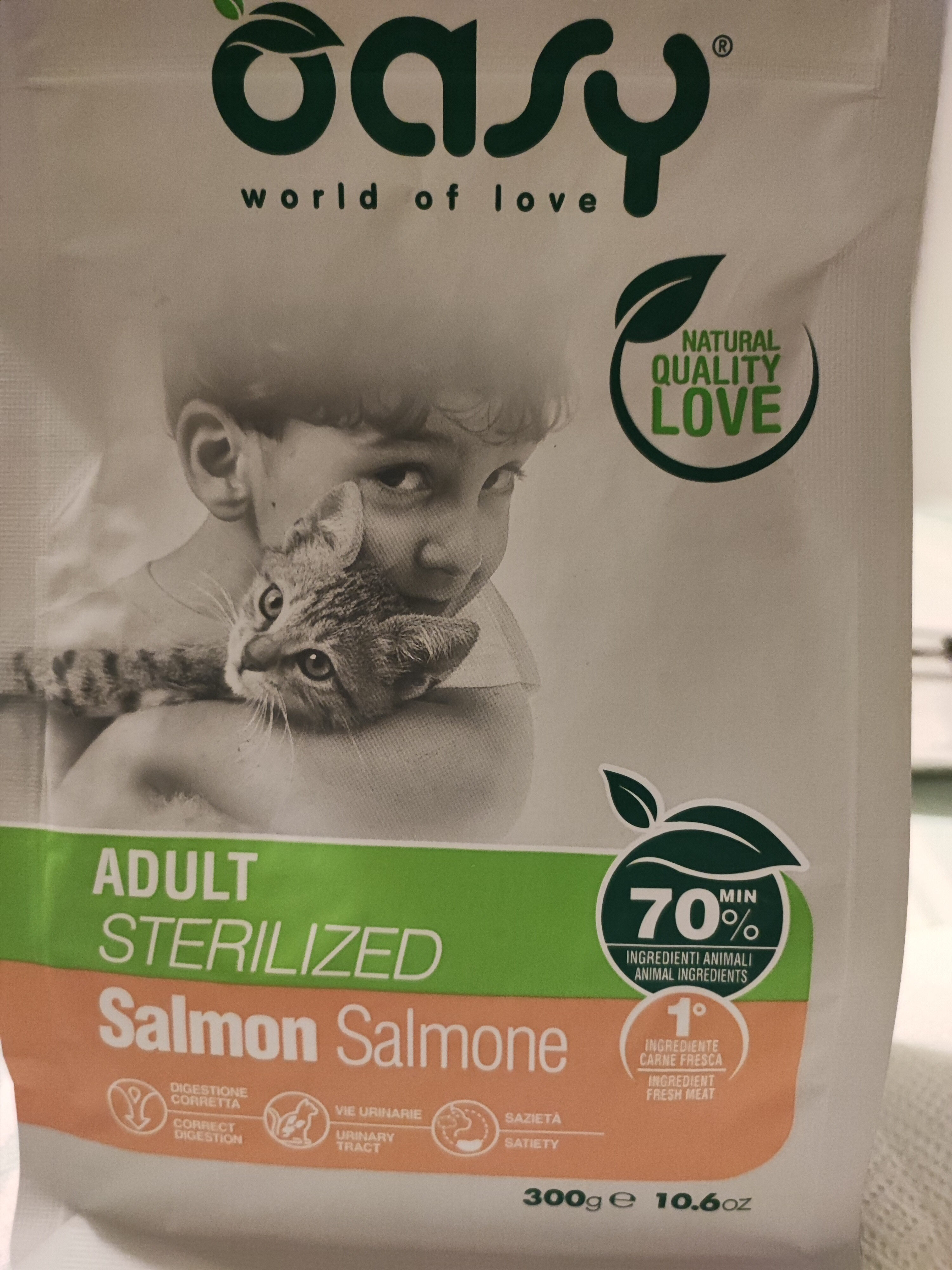 oasy adulti sterilized salmone - Product - it