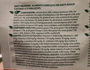 oasy adulti sterilized salmone - Ingredients - it