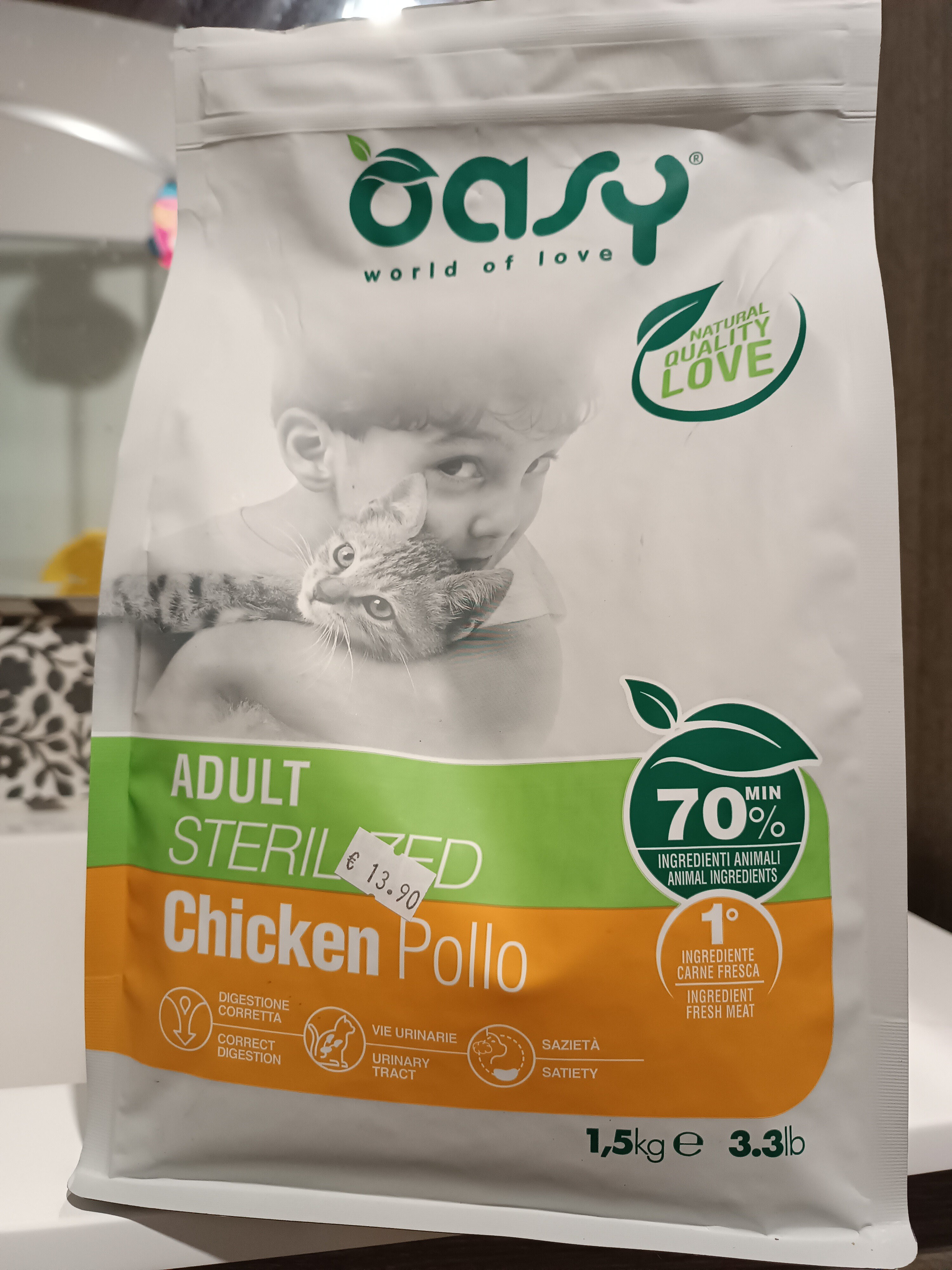 oasy adult sterilized pollo - Product - it