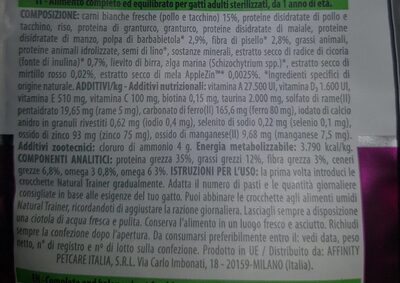 Croccantini sterilised - Nutrition facts - it