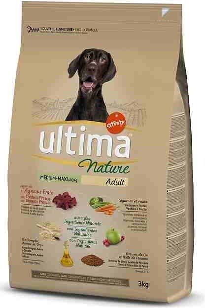 Comida Para Perros Mediano / Maxi Ultima Nature Cordero 3 KG - Product - fr