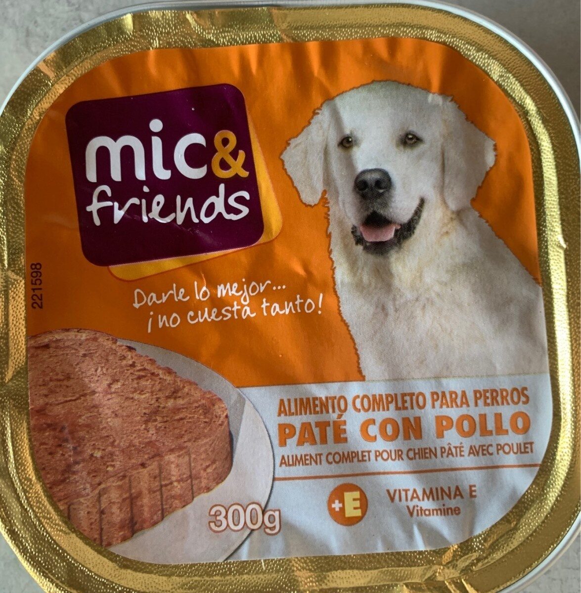 Paté con Pollo para Perros - Product - es