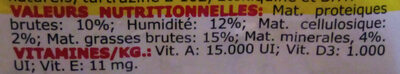 Kiki Goldenmousse - Nutrition facts