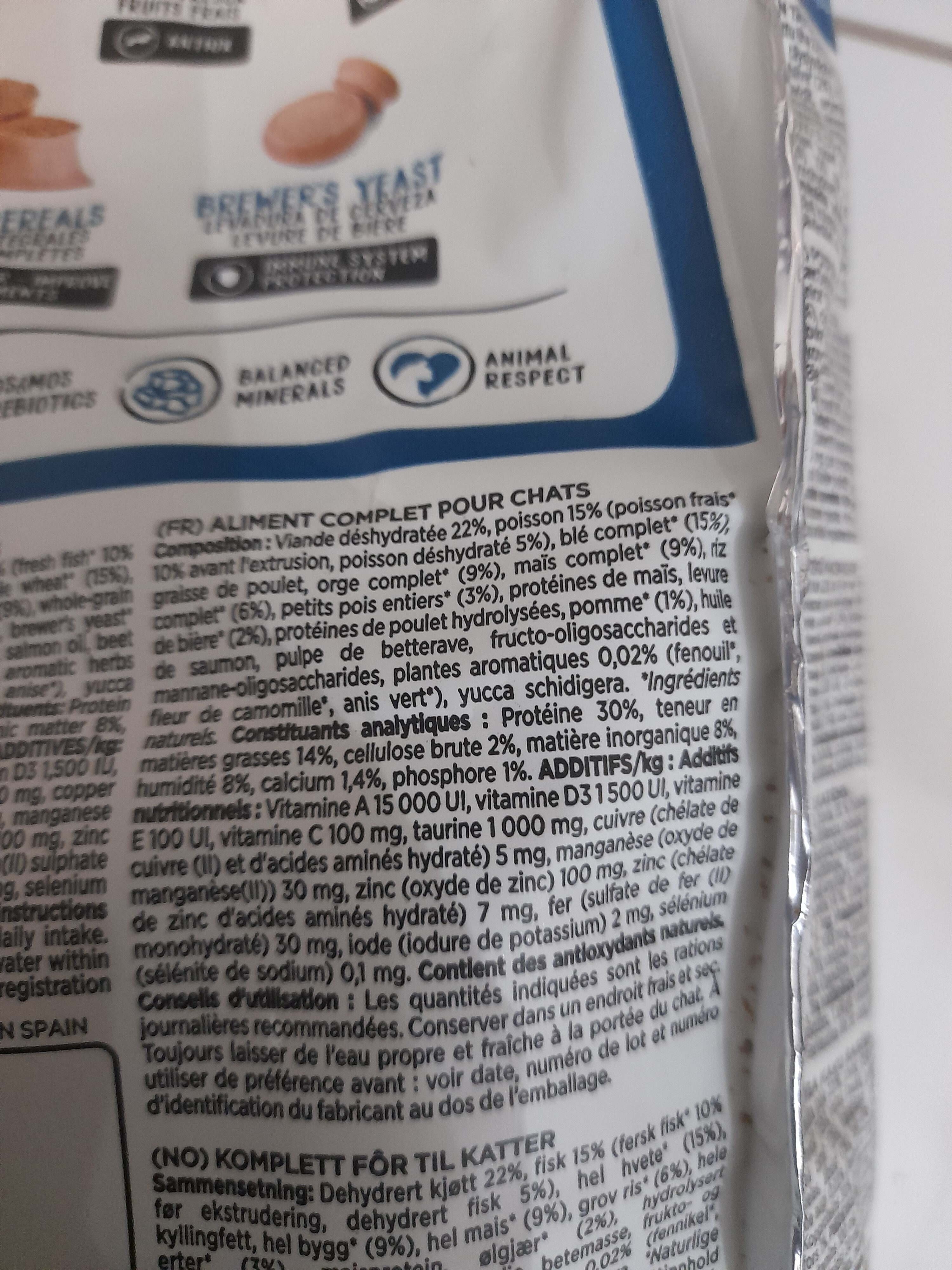 ownat - Nutrition facts - fr