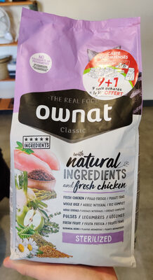 Owncat classic with natural ingredients and fresh chicken - Produit
