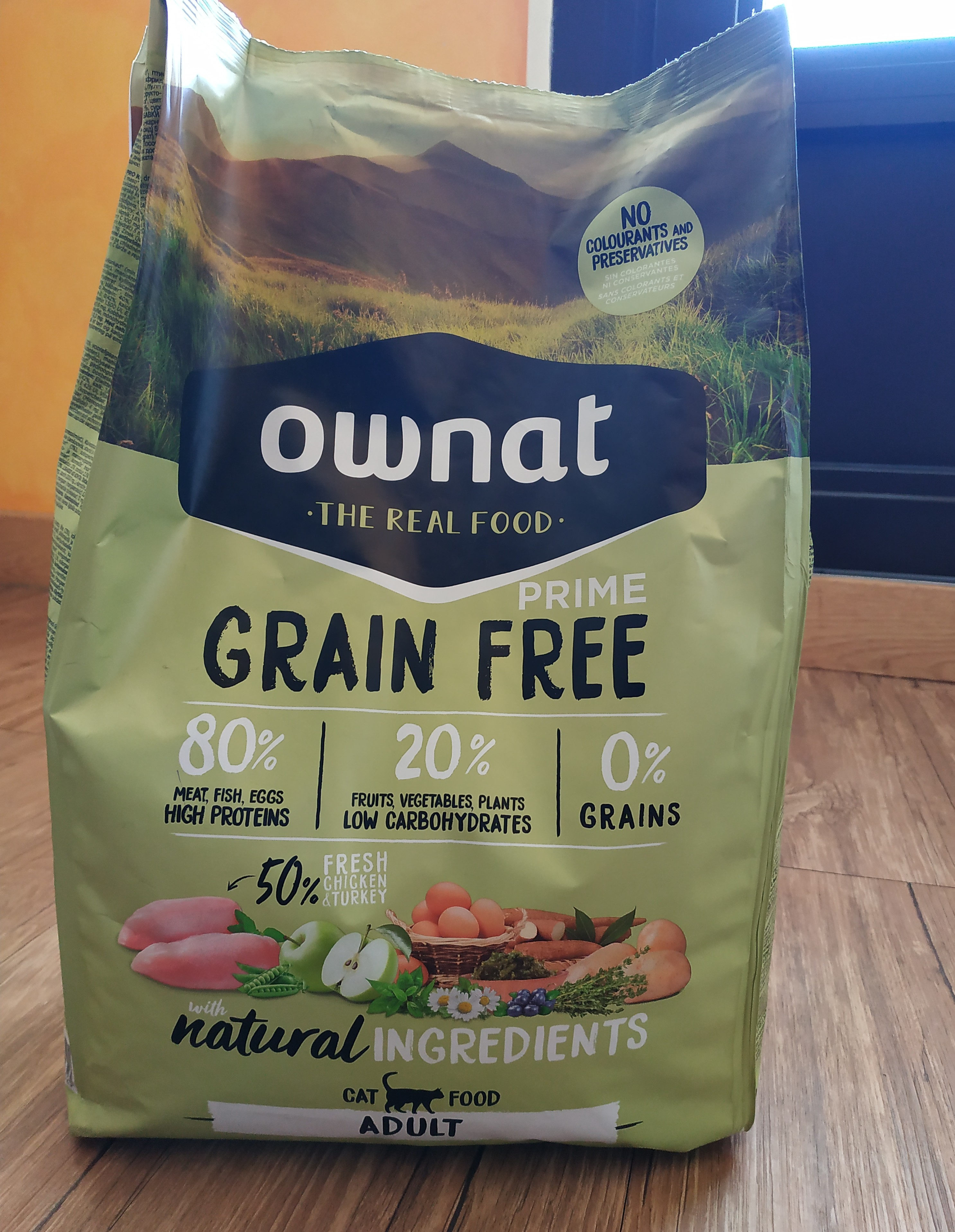 Prime grain free - Ownat the real food - 3kg