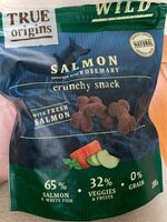 Salmon enriched with rosemary crunch snack - Product - es