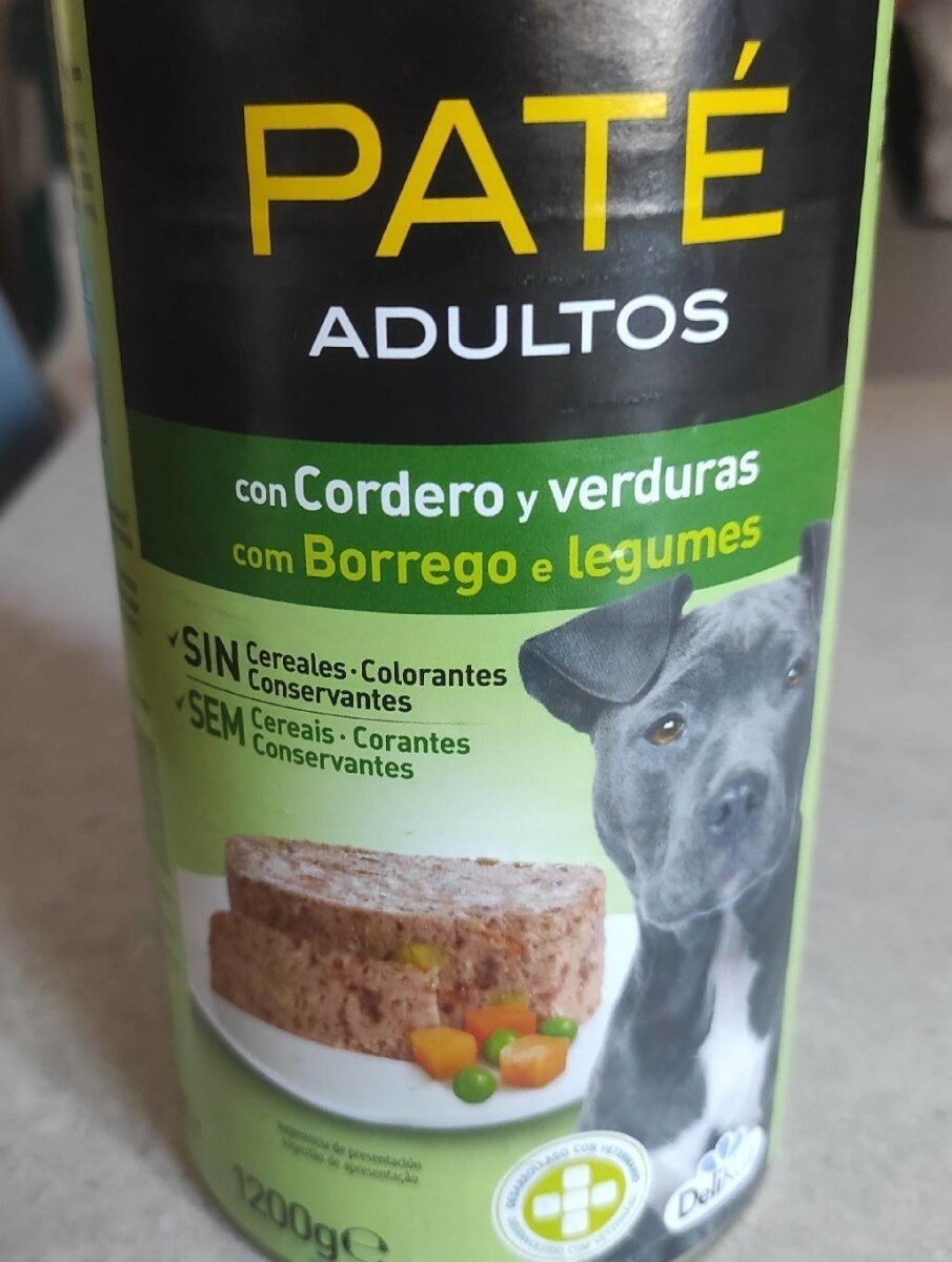 Paté adultos con cordero y verduras ( perros) - Product - es