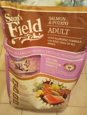 Sam's Field adult salmon & potato - Product - fr