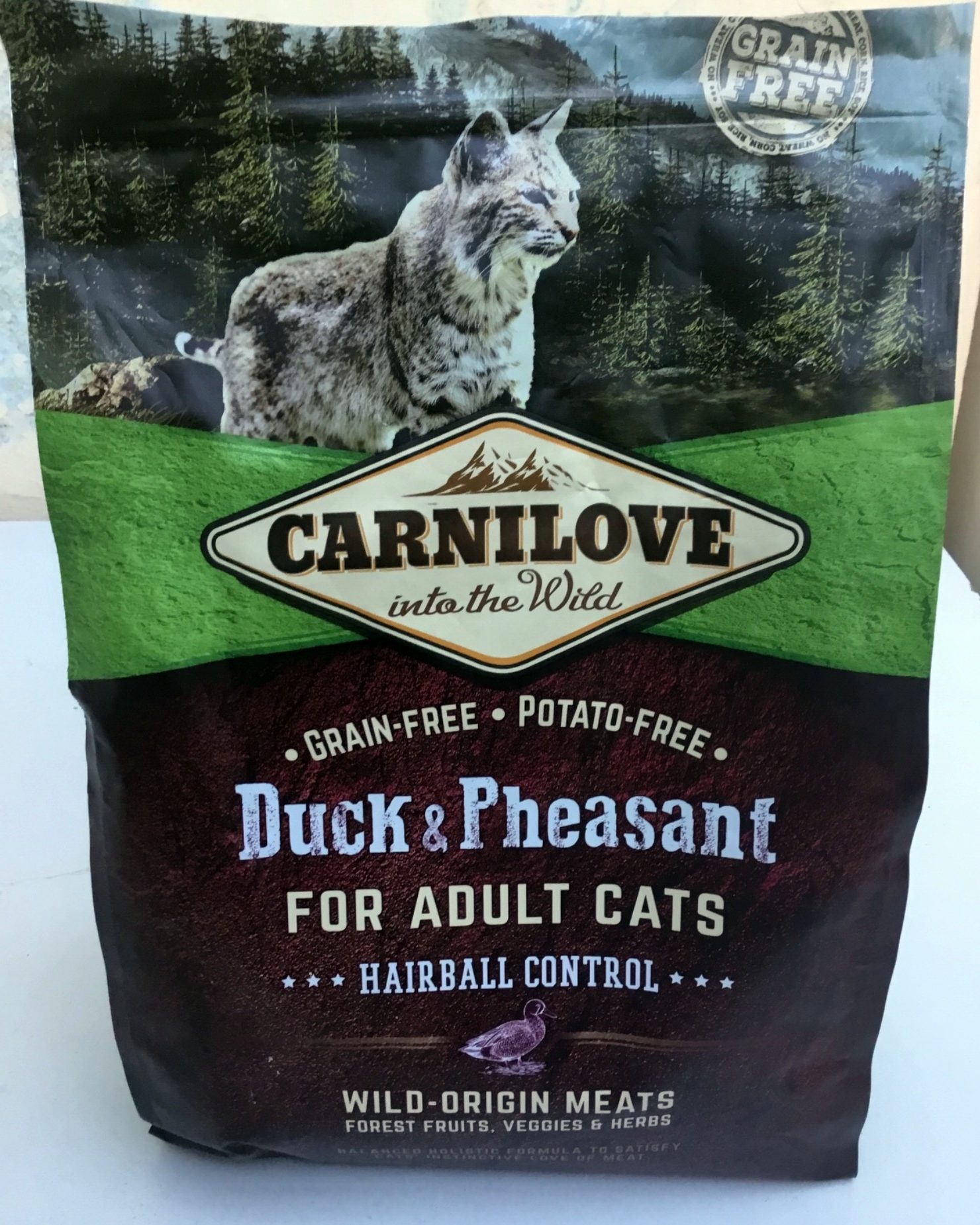 Duck and Pheasant for adult cats *** hairball control *** - Produit - fr