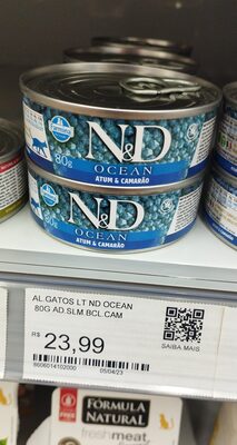 ND ocean atum e camarão - Product - pt
