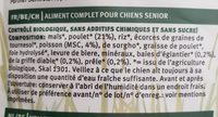 Croquettes Pour Chien Senior - Ingredients - fr