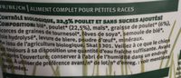 Croquettes Bio Poulet Pour Chien De Petite Taille - 2KG - Yarrah - Ingrédients - fr