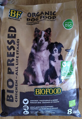 BIOFOOD pressed organic dog food for all ages and all dog breeds - Produit