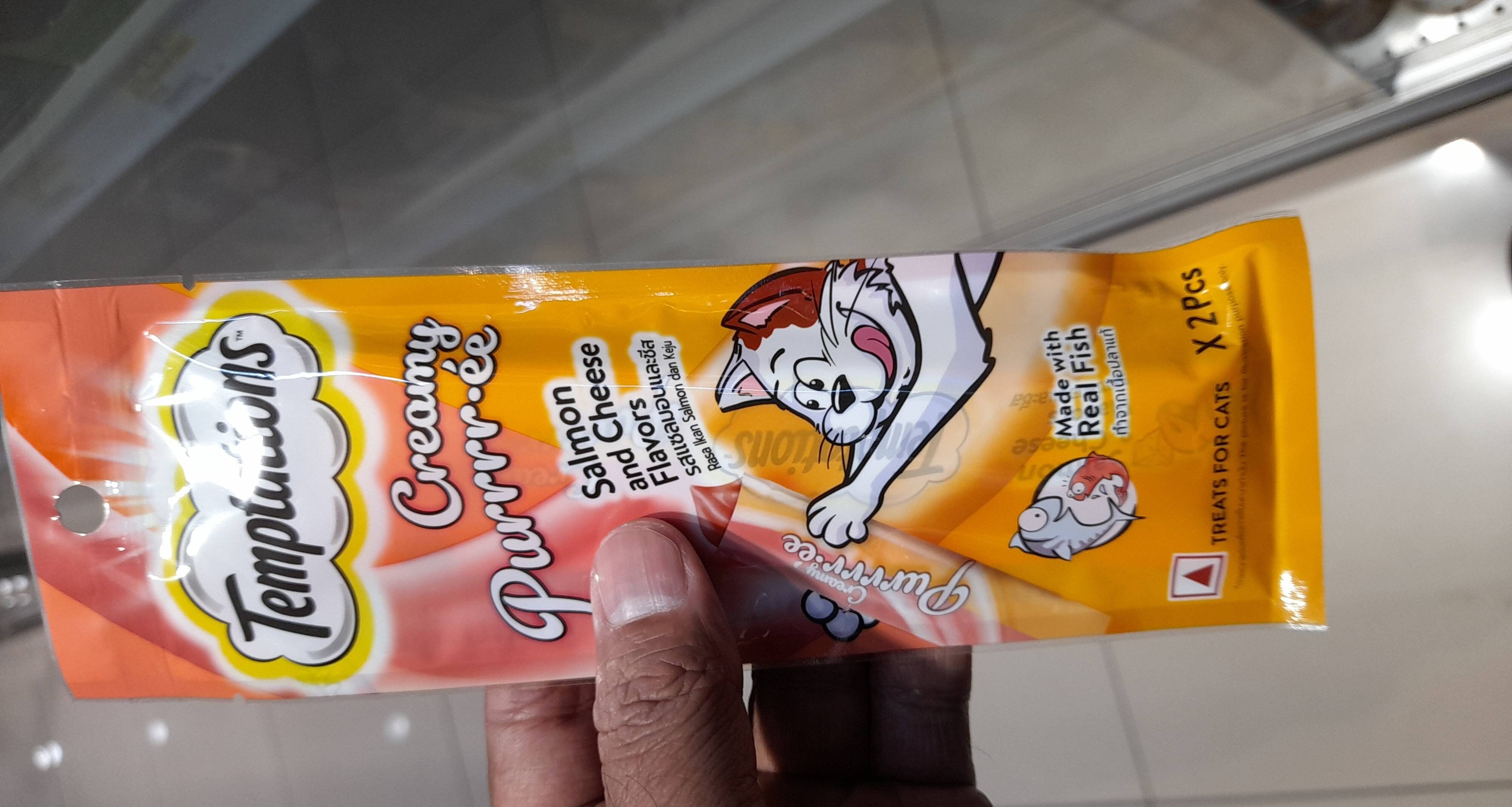 Temptations creamy purr ee salmon and cheese - Product - en