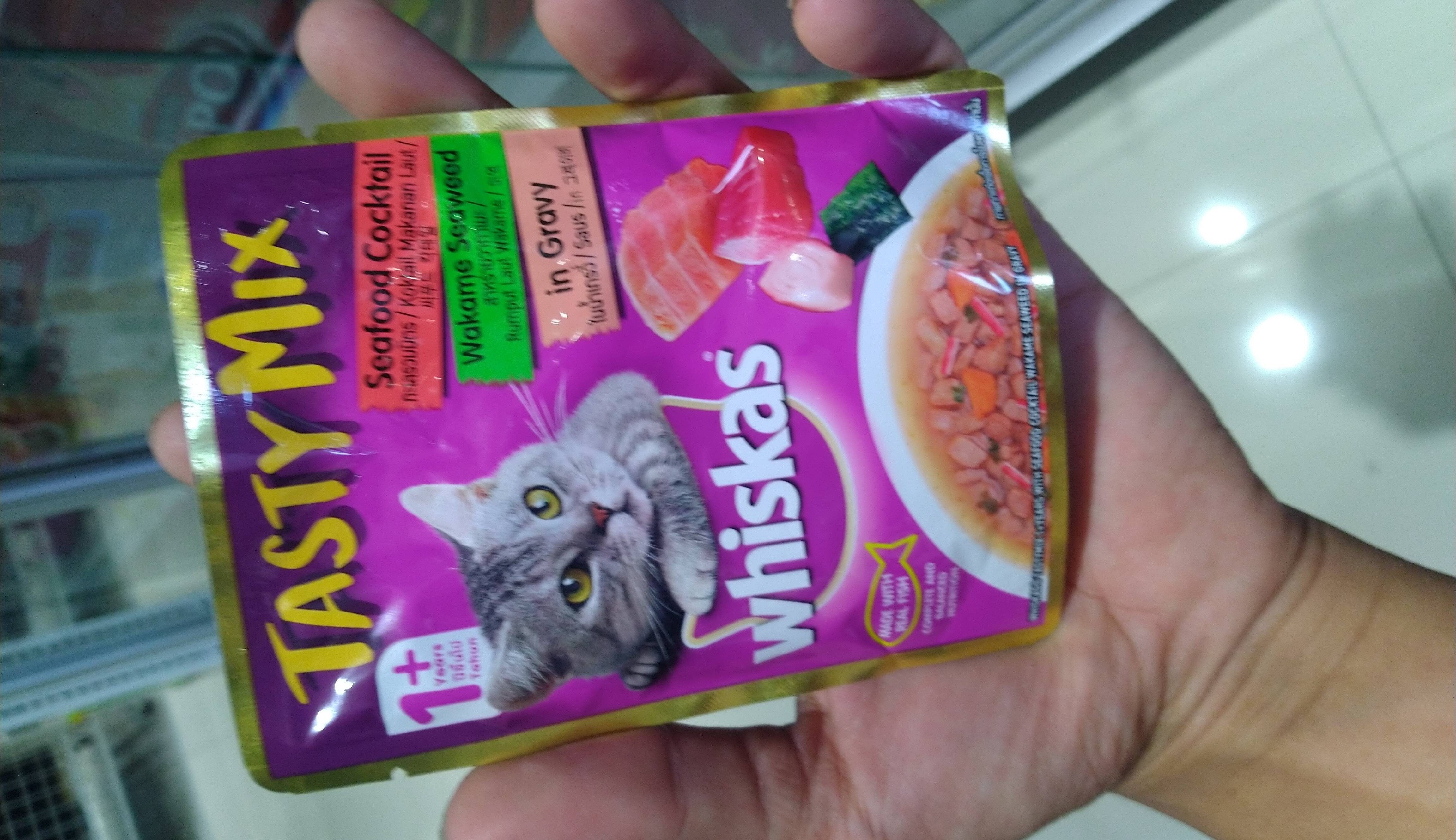 Whiskas tasty mix seafood wakame - Product - id