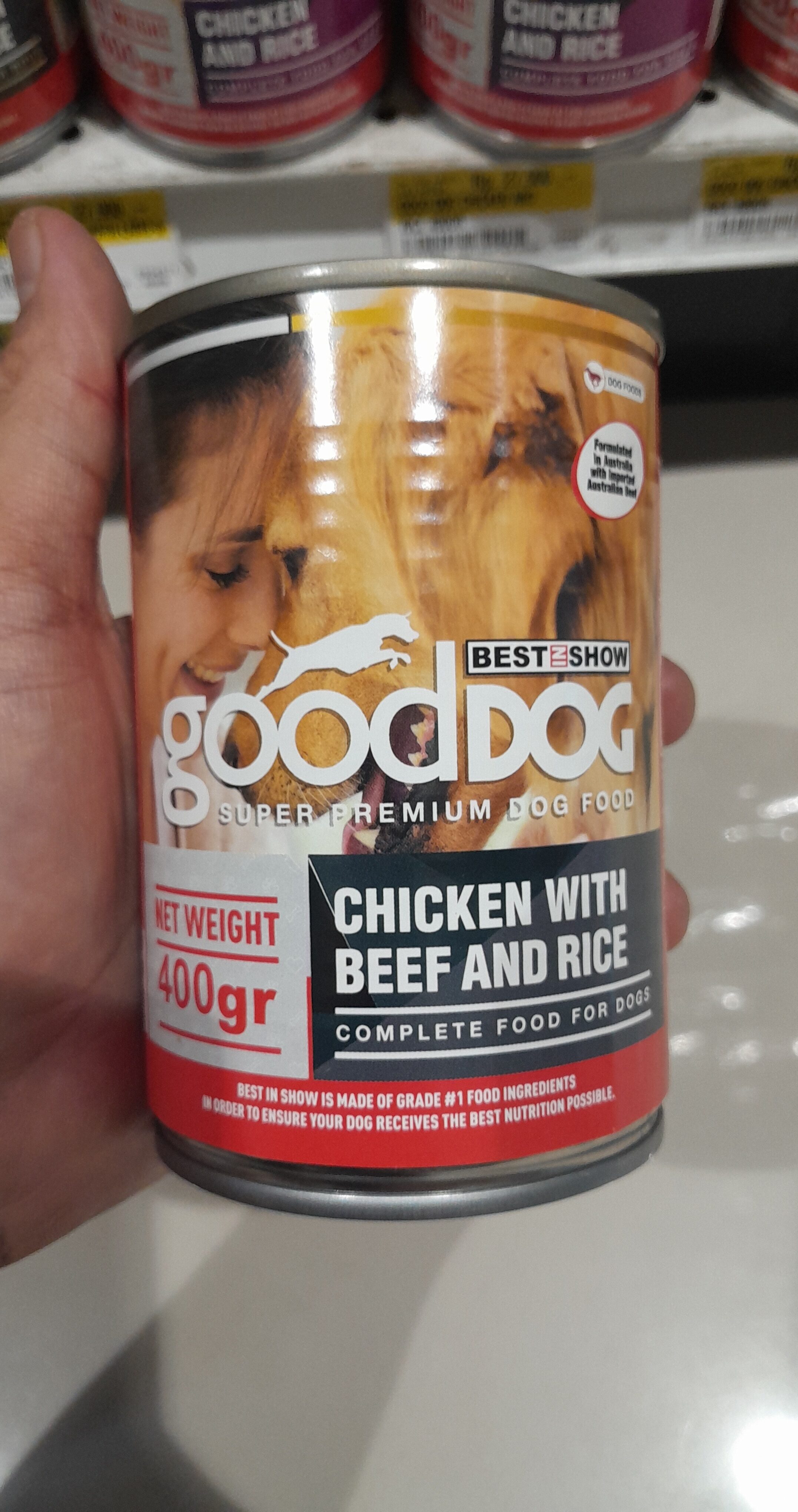 Good dog chicken and rice 400gr - Product - id