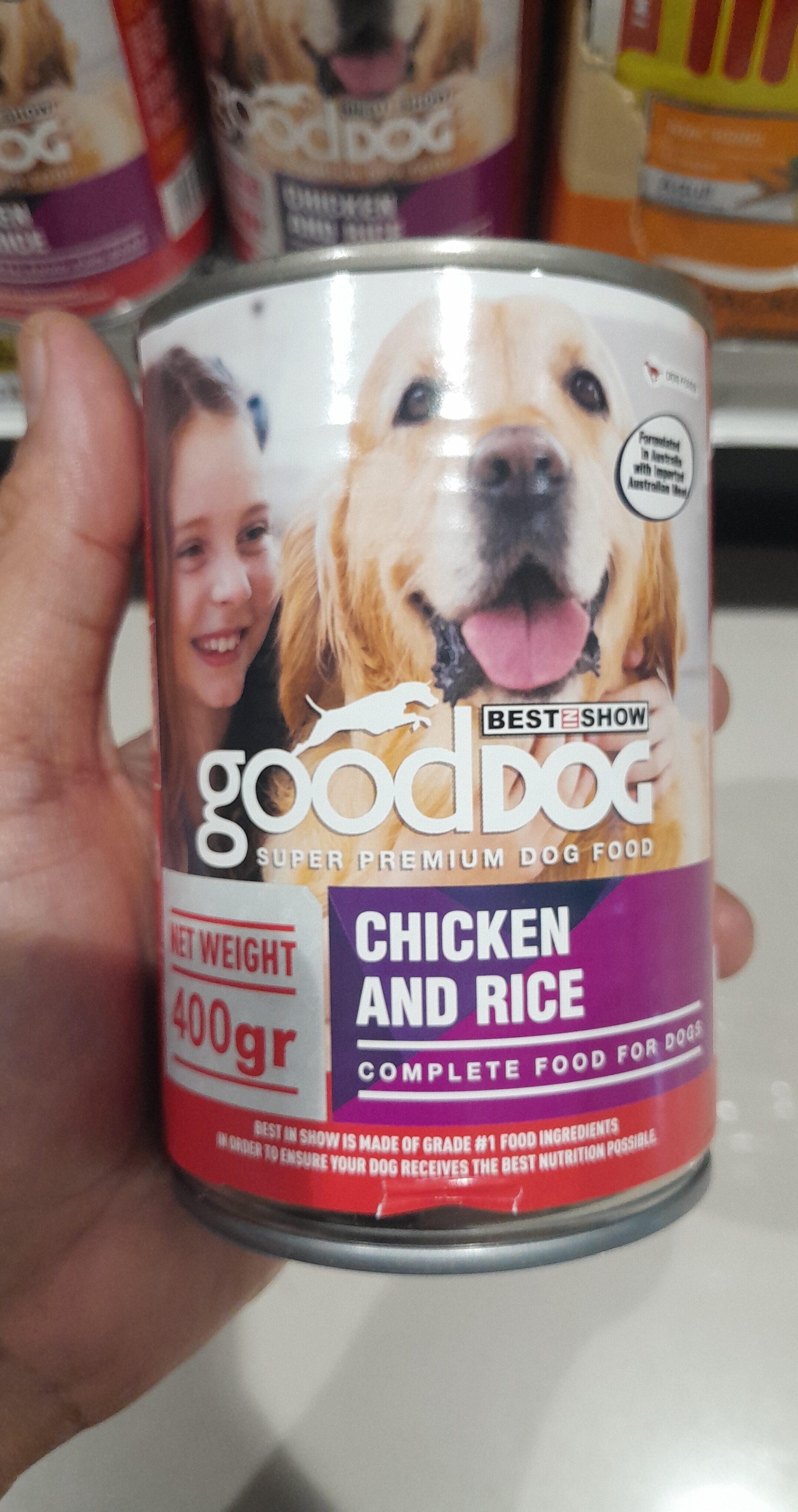 Good dog chicken with beef rice 400gr - Product - id