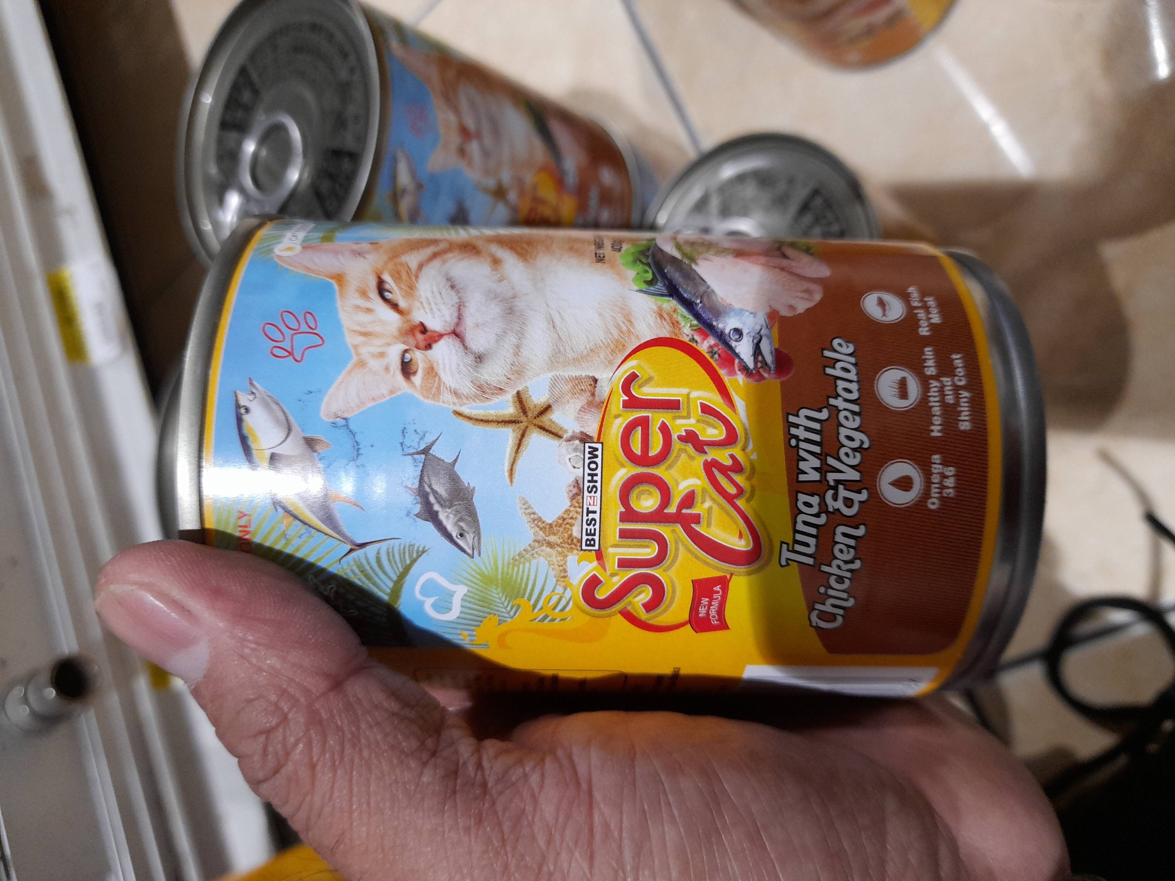 Supercat tuna with chicken & vegetables - Product - so
