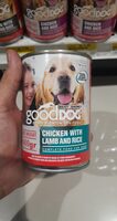 Good dog chicken with lamb & rice 400gr - Product - id