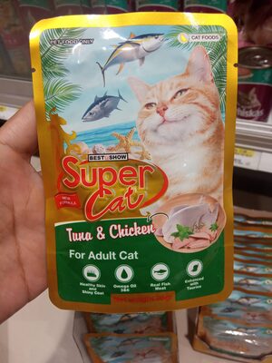 Super cat tuna & chicken 85gr - 1