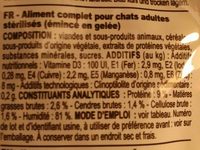 Royal Canin - Chat Adulte Stérilisé, Bouchées En Gelée 85G - Ingredients - fr