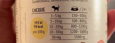 wow poulet - Nutrition facts